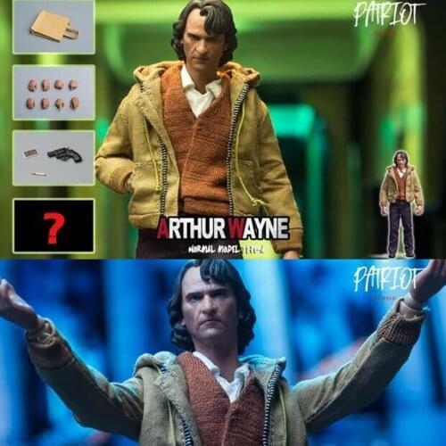 Patriot STUDIO 1/12 Arthur Joker Comedian Casual Clothes Full Set Toys 6'' Male Clown Action Figure for Collection