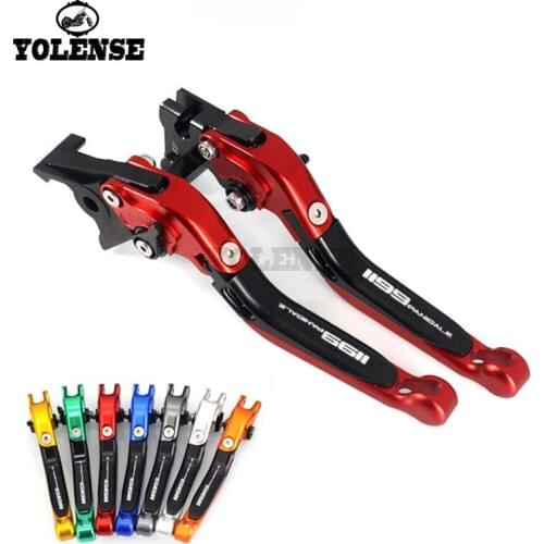 For DUCATI 1199 Panigale 1199 PanigaleS / Tricolor 2012-2015 Motorcycle Folding Extendable Brake Clutch Levers