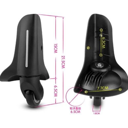 W-040B Replacement Luggage Wheels Repair Trolley Suitcase Accessories Travel Luggage Wheels for Box Suitcases Universal Wheels
