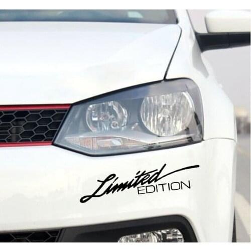 1PCS Black white Car Auto Reflective Cars Stickers Car personality Waterproof Decal Vinyl Racing Car Sticker