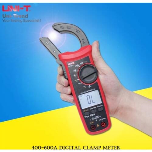 UNI-T UT201+/UT202+/UT202A+UT203+/UT204+ 400-600A digital clamp meter; automatic range true RMS clamp meter multimeter