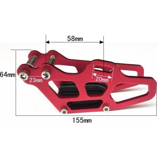 Vehemo Motorcycle Chain Guide Guard Slider For Honda CR CRF 125 250 450R Off-Road Motocross Ornaments and Mouldings