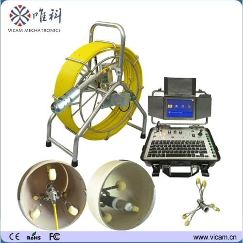 360 degree rotating waterproof 7mm cable sewer drain pipe chimney inpection camera with meter counter V8-3388PT