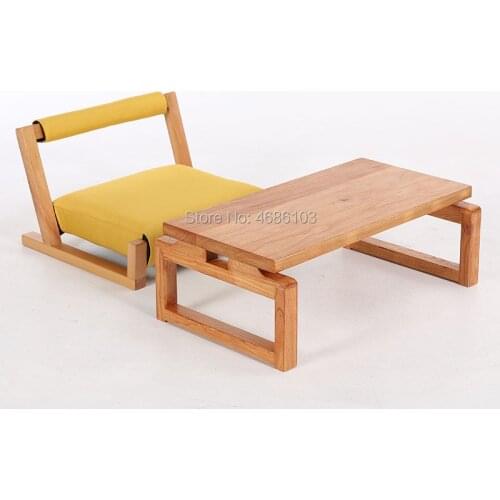 Japanese chair with Linen Cushion Meditation Chair with Back Support Asia Traditional Tatami Floor Legless Chair Seating Cushion