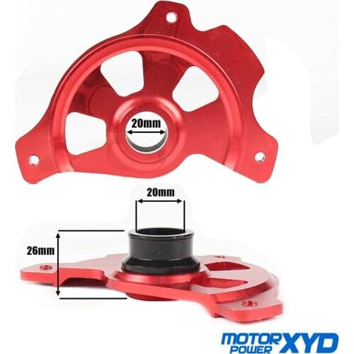 Motorcycle Front Brake Disc Rotor Guard Cover Protector For CR125 CR250 2004-2007 CRF250R CRF450R 2004-2016