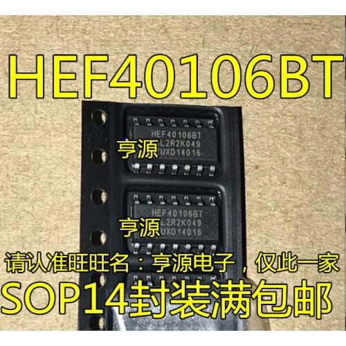 10PCS HEF40106 HEF40106BT SOP-14