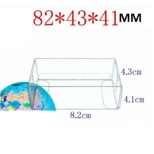 100PCS 8.2X4.3X4.1CM PVC Clear MATCHBOX TOMY Toy Car Model 1/64 TOMICA Hot Wheels Dust Proof Display Protection Box