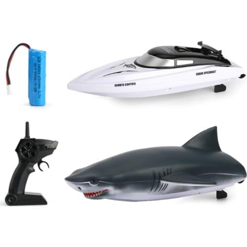 2.4G Remote Control Shark Toy Mini Rc Submarine RC Boat Simulation Swimming Pool Toys