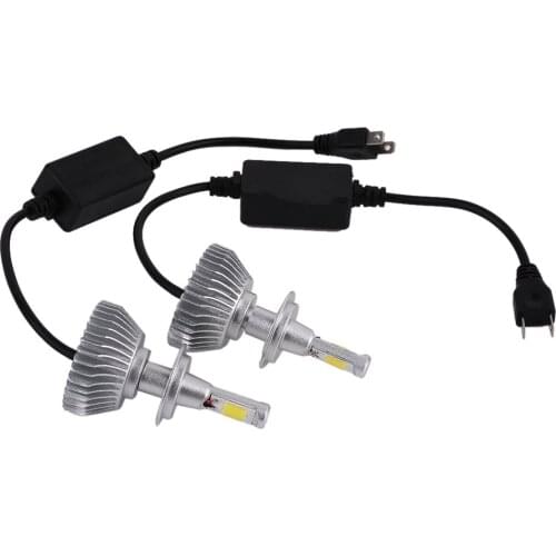 2 x LED Chips Light 60W 6000LM H4/9004/9007/H13/H1/H7/H3/9005/9006 Headlight Kit H/L Beam Bulbs 6000K