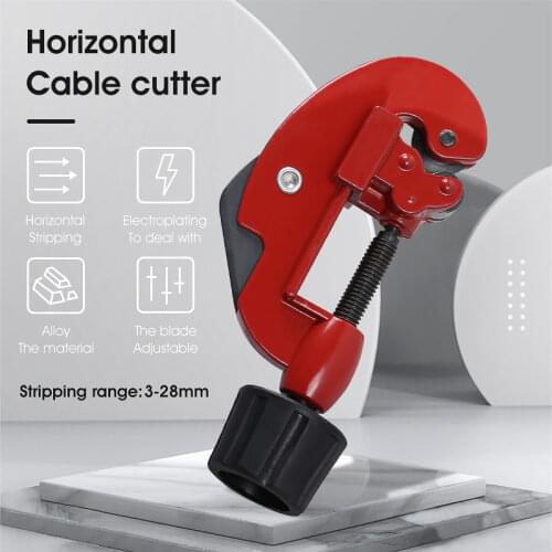 Free shipping Fiber optic cable slitter tube cutter Heavy Duty Tubing Cutter cable stripper for 3-28mm