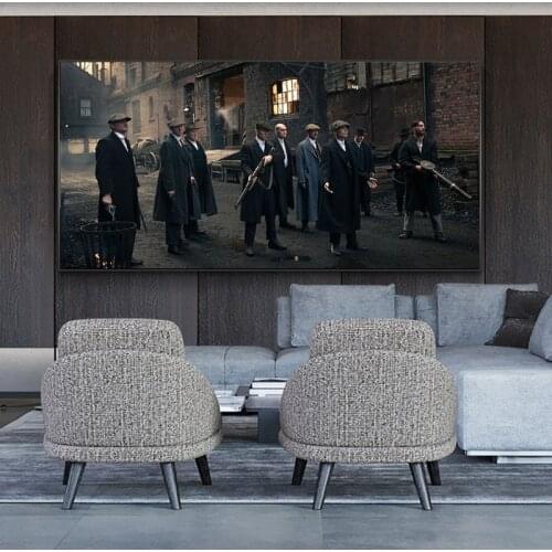 Peaky Blinders Moive Posters and Prints Peaky Blinders Canvas Paintings On the Wall Art Movie Canvas Pictures Home Decoration