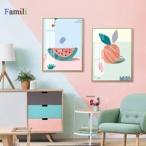 Child Cartoon Lovely Decoration Wall Art Canvas Print Picture Living Baby Room Poster kinderkamer Oil Painting Salon Home Decor