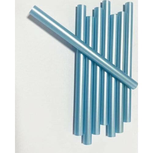 Exclusive Starting Powder Blue Hot Melt Glue Stick Pink Blue PVC Pearl Luster Wax, Adhesive For Glue Guns 50pcs 7*100mm