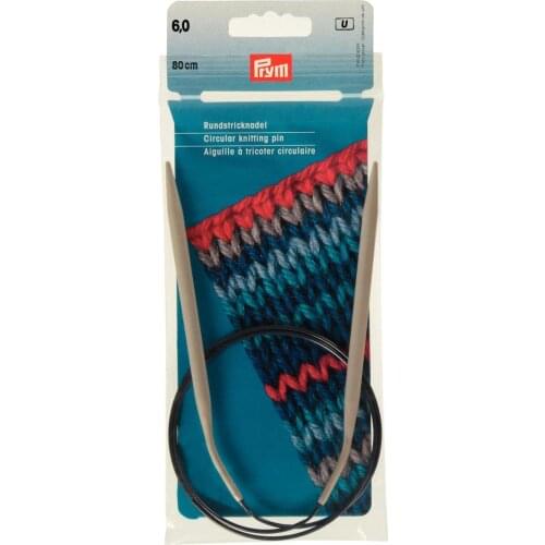 Germany Prym Knitting pins, Circular Knitting Pins, aluminum, circular knitting needles,6.0mm,211307/211309,patchwork,manual diy