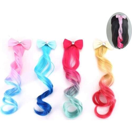 2021 Hot Colorful Children Hairpin Wig Beauty Barrette Jewelry Hair Clip For Girls Kids Cute Cat Animal Summer Holiday Headband