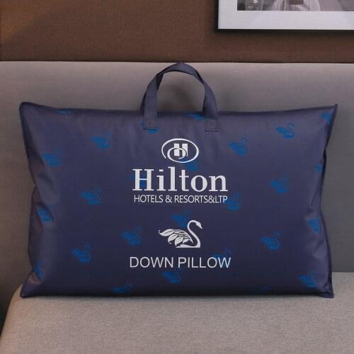 Hilton Hotel pillow core five star hotel pillow gift pillow micro business popular sleep neck pillow