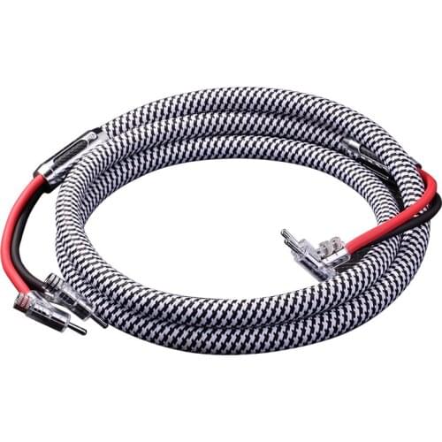 Move on SP-600 6N oxygen-free copper silver-plated self-locking fever-level HiFi main audio speaker speaker cable