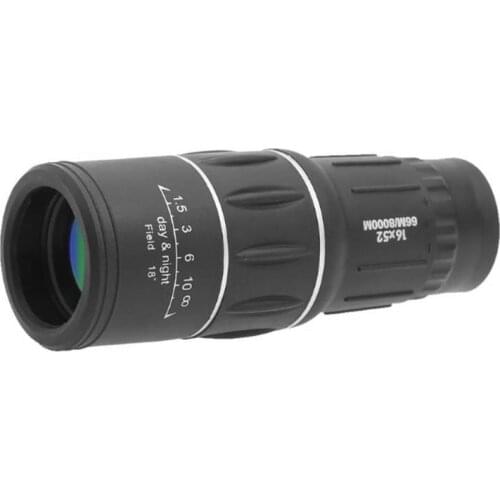 16x52 Monocular Telescope High Powered Dual Focus Portable Handheld Ultra Monocular Scope for Camping Birdwatch Hunting 30x25