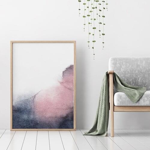 Modern Abstract Art DIY Diamond Painting Scandinavian Nordic Pink Blue Gray Wall Rhinestone Mosaic Decoration