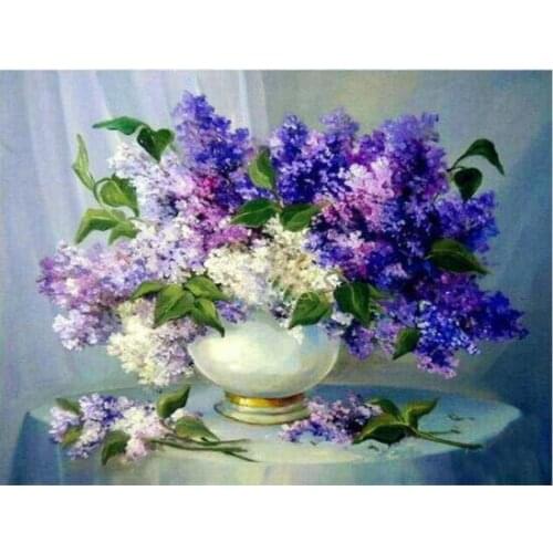 TOUOILP square full Diamond Painting full Bloemen 67