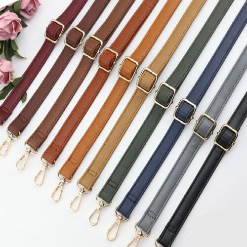 Fashion Plain Weave Detachable Bag Handle Replacement Bags Strap Women Pu Leather Shoulder Bag Parts Handbag Belts Accessories