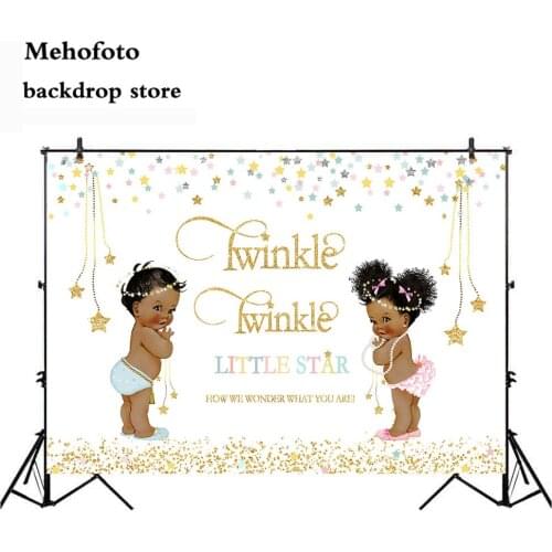 MOCSIKA Twinkle Twinkle Little Star Backdrop for Photography Gender Reveal Photo Background Party Decoration Banner Favor 434