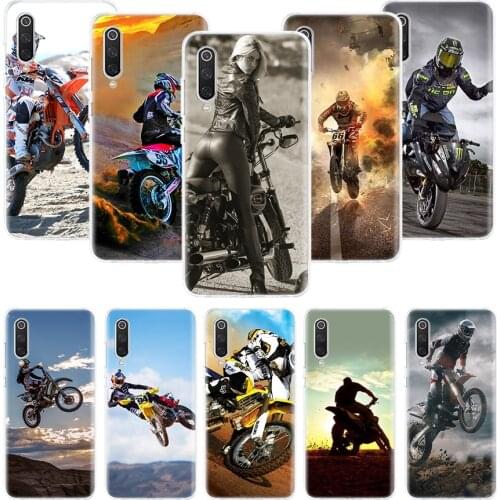 Motocross moto cross dirtbikes Phone Case For Xiaomi Mi Note 10 11 9 8 10T 9T CC9 A1 A2 A3 5X 6X Pocophone F1 X3 F2 Pro Lite Coq