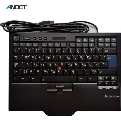 Original Genuine for Lenovo ThinkPad 8845 SK-8845 SK-8845CR SK8845 UltraNav USB Keyboard Trackpoint Big Enter Russian JP Europe