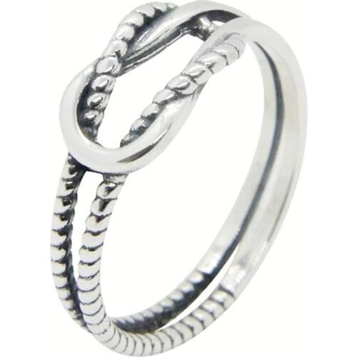 Support Dropship Size 6-10 New 925 Sterling Silver Ring Jewelry Lady Girls S925 Fashion Silver Ring
