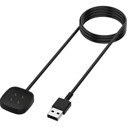 Suitable for Fitbit versa3 sense watch magnetic charging cable Versa3 Magnetic charger USB charging cable vertical seat charger