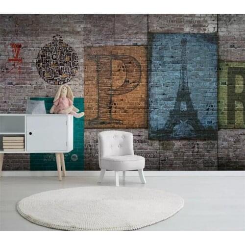 Custom wallpaper 3D murals Modern minimalist retro abstract English Tower full house photo murals papel de parede 3d wallpaper