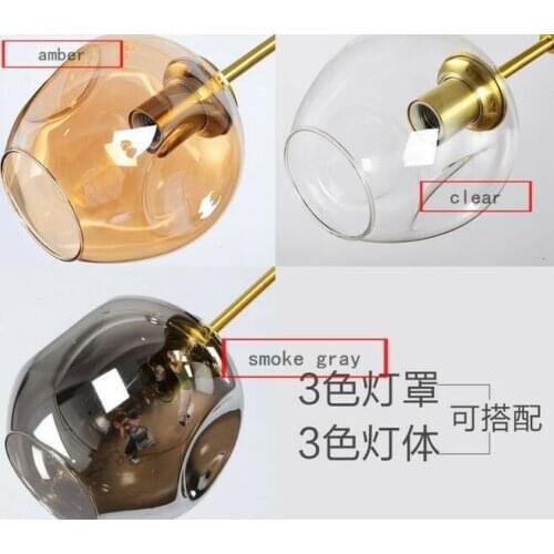 Modern household chandelier lampshade glass globe lampshade