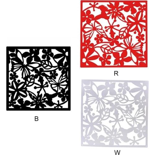 Home Fashion Decoration Butterfly Flower Hanging Screen Partition Hollow Hanging Screen Restaurant Living Room