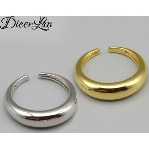Vintage Silver Color Round Rings For Women Jewelry Beautiful Finger Open Rings For Party Birthday Gift