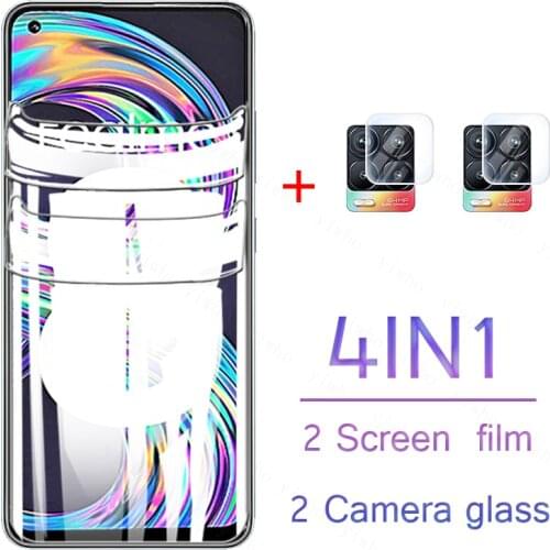 4in1 Camera Lens Protective glass For OPPO Realme 8 Pro Hydrogel Film on realme realmi real mi 8 pro 8pro 8 5g Screen protector