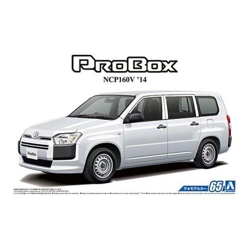 1/24 AOSHIMA plastic assembled car model toy TOYOTA NCP160V Probox 2014 adult collection DIY assembled model kit#05143