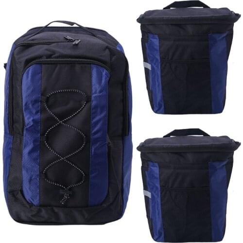 70L Bicycle Bag 3 in 1 Bicycle Big Capacity Rear Rack Tail Seat Trunk Bag Pannier Pack Cycling Bag Basket bag new