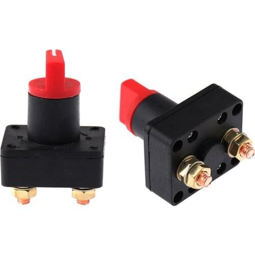 Car Master Battery Isolator Disconnect Rotary Cut Off Power Kill Switch ON/OFF 12V 100A Battery Disconnect Kill Selector Switch