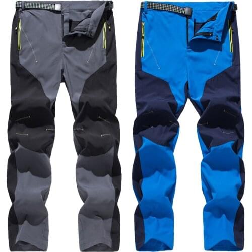 New Mens Summer Quick Dry Hiking Pants Men Outdoor Sports Breathable Trekking Trousers Mens Mountain Climbing Pants 2020 Trouser