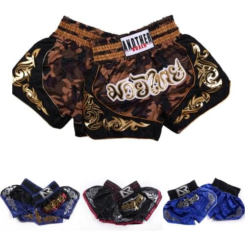 Kids Muay Thai Shorts Boy Girl Boxing Pants MMA Kid Fitness Sports Sanda Grappling Kickboxing Training Uniform Fight Wear Adult