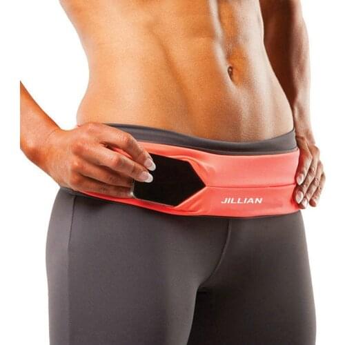 70g High Elastic Sports Waist Bag Four Mouth Running Belt Marathon Outdoor Fitness Anti Theft Hip Bag Yoga Belly Bag