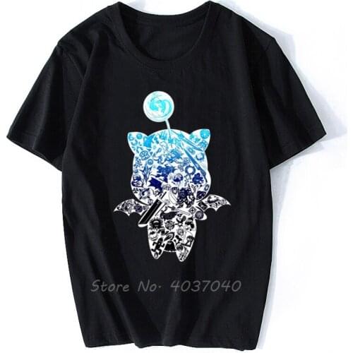 High Quality O-Neck T-shirt Final Fantasy Role Playing Video Game Series Sleeve Short Men Cotton Tshirt Anime Tees Harajuku