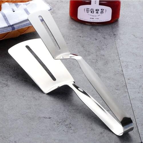 Multifunctional Stainless Steel Barbecue Clip BBQ Tongs Fried Steak Pie Pizza Bread Meat Clamp Cooking Tools