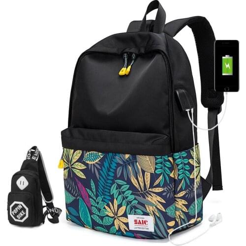 Fashion women Backpack Printing Leisure Oxford Back Pack School Bag For Teenage Girls Female Leisure Travel Bagpack Laptop Bags