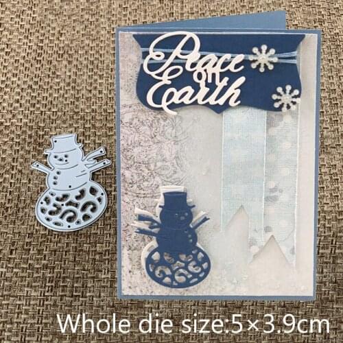 New Design Craft Metal Cutting Dies cut die new Winter scarf snowman Scrapbooking Album DIY Paper Card Craft Embossing Die Cuts