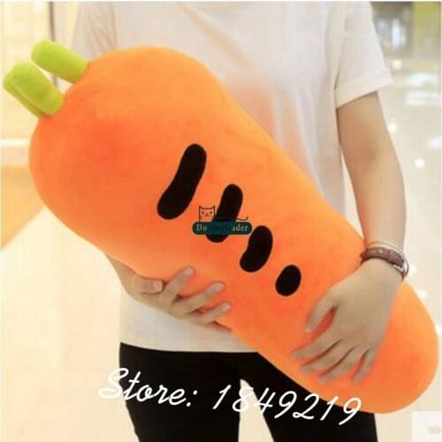 Dorimytrader Big 100cm Plush Soft Cartoon Simulated Carrot Pillow 39'' Giant Stuffed Toy Doll Nice Gift Free Shipping DY61200