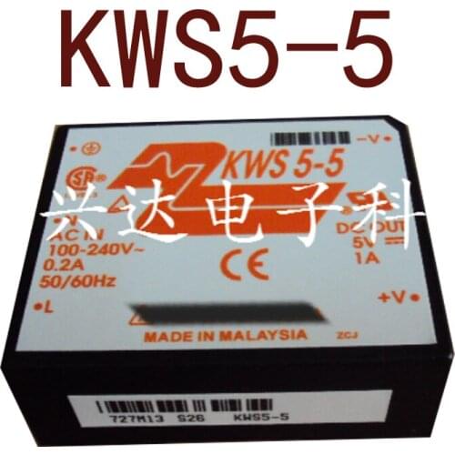 Original-- KWS5-5 AC-DC 100~240VAC-5VDC1A 5W 1 year warranty ｛Warehouse spot photos