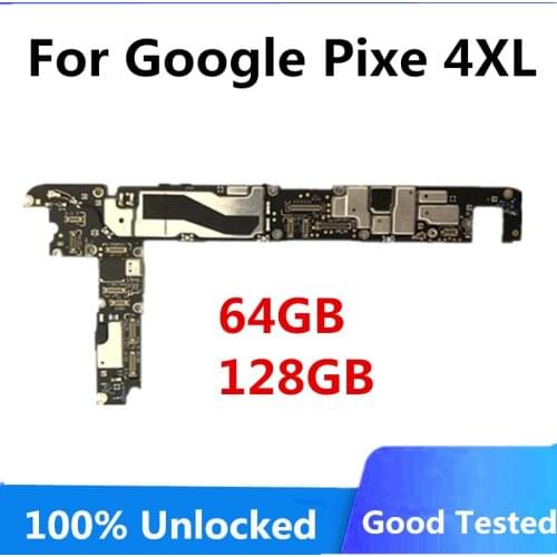 Unlocked Mainboard Motherboard Circuits For Google Pixe4 Pixel 4 XL 4XL Original Logic Board 64GB 128GB with Full Chips