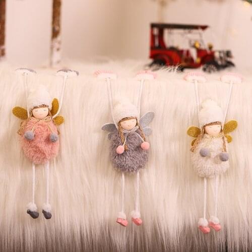 Merry Angel Dolls Christmas Tree Decor Ornament Elf Pendant Table Deco Christmas Decorations For Home Xmas Gift New Year 2021