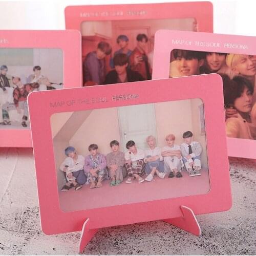 South Korean Groups KPOP Bangtan Boys Album MAP OF THE SOUL:PERSONA Official Same Paragraph Photo Frame Picture HD Photocard